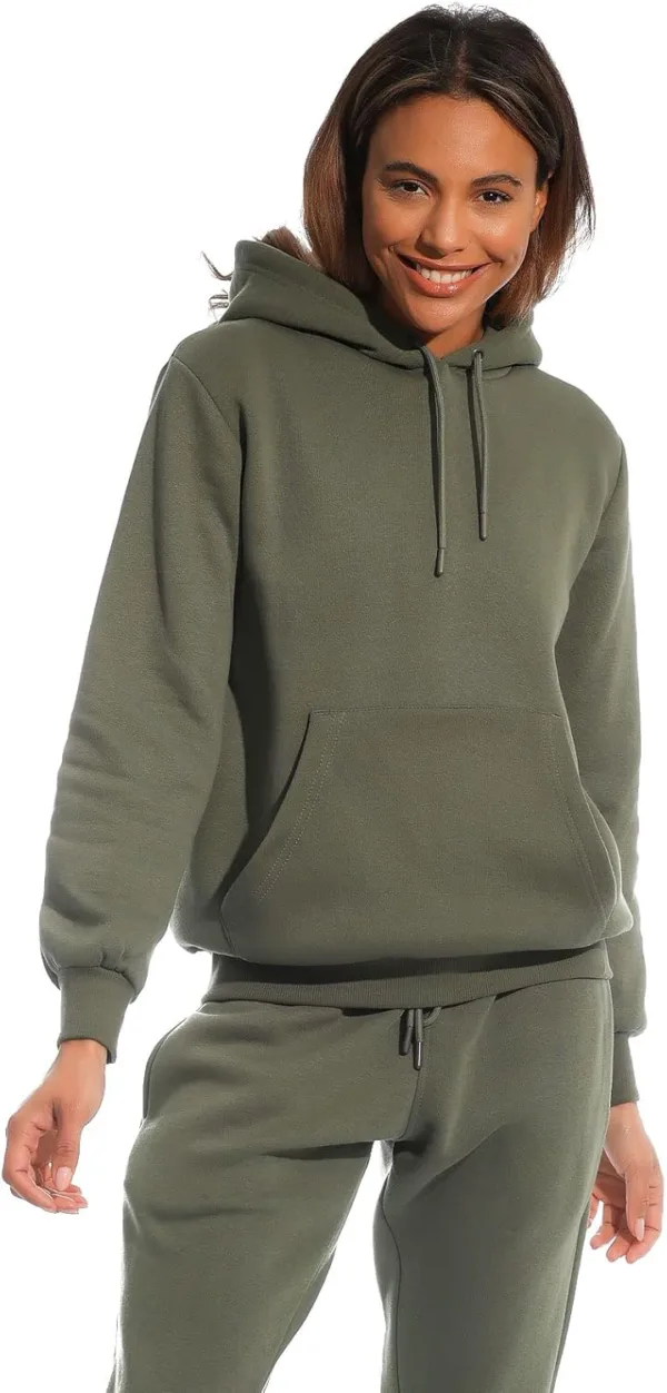 Light & Shade LSLSWT005 Top Sudadera con Capucha Super Soft Touch Loungewear para Mujer