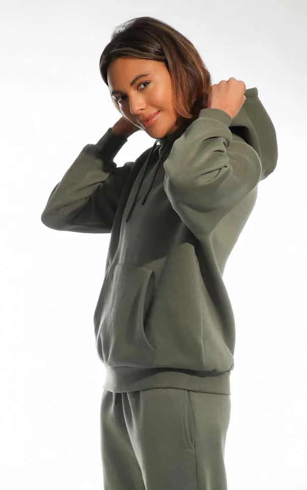 Light & Shade LSLSWT005 Top Sudadera con Capucha Super Soft Touch Loungewear para Mujer - Imagen 3