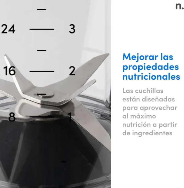nutribullet triple Prep System, batidora eléctrica, batidora de vaso profesional multifunción, 1500 vatios de potencia, 3 electrodomésticos, negro, NBF580B - Imagen 6
