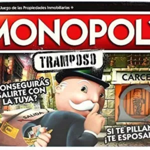 Hasbro Gaming Monopoly Tramposo (Versión Española) Juego de Mesa Familiar y para Jugar con Amigos, Juguete de 2 a 6 Jugadores, Regalo para Niños y Niñas de 8 Años o Más y Familia