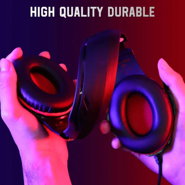 Tatybo Cascos Gaming, Auriculares Gaming con Graves Envolventes 3D, Micrófono Reducción De Ruido Y Almohadillas De Proteína, para Ps4 Ps5 Xbox PC Laptop - Imagen 7