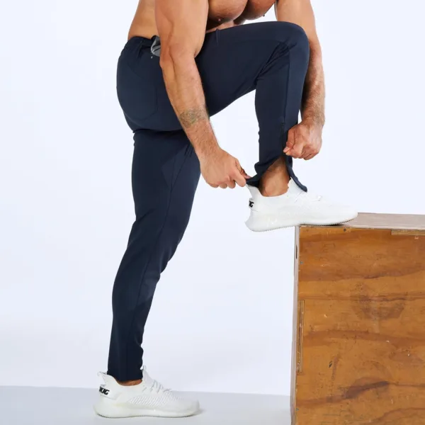 ZENWILL ZeroBols Pantalones Deportivos Hombre Gimnasio Cremallera Gym Jogger Pantalón Largo Running Entrenamiento Hombre - Imagen 9