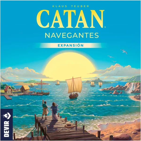 Devir - Catan: expansión Navegantes, Juego de Mesa Familiar, con Amigos, 10 años (BGNAVEGANTES) - Imagen 2