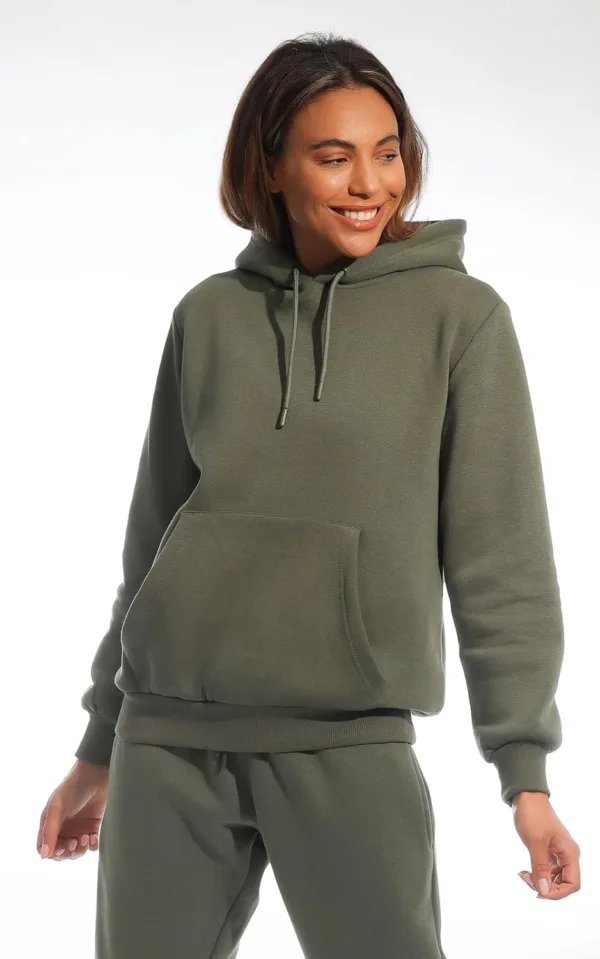 Light & Shade LSLSWT005 Top Sudadera con Capucha Super Soft Touch Loungewear para Mujer - Imagen 2