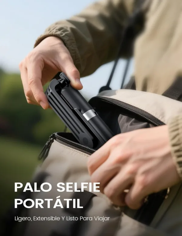 ANXRE Palo Selfie con Control Remoto,Giratorio de 360° Trípode para Movil Rripe, 106cm Telemovel Palo Selfie Tripode Compatible con iPhone Samsung Android Smartphone - Imagen 8