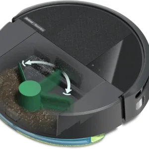 iRobot Roomba 205 DustCompactor Combo Robot, compacta Suciedad en Interior, autonomía 60 días sin vaciar el Robot, sin Bolsa, succión Potente, 7000Pa, navegación LiDAR, Limpieza multisuperficie, App