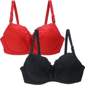 Women's Underwear 34/75 36/80 38/85 40/90 42/95 44/100 BCDE Bra Cup Bra Lace Sexy for Women Lingerie Plus Size Bras Lace