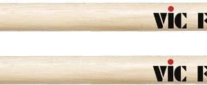 Vic Firth 5A Drum Stick for Crates and Drums Length 16 Inches Wood Tip Brown