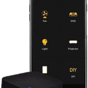 Wifi (2.4GHz) Universal Remote Control Air Conditioner TV DVD IR Smart Remote Control Tuya Smart Life APP Smart Home Hub Controller, Compatible with Alexa Google Home