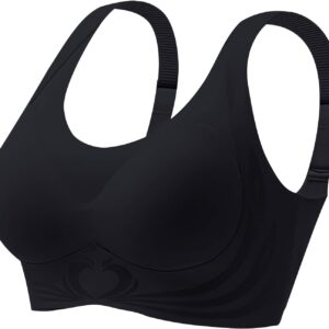 Bras for Women Wirefree Scalloped Soft Wireless Comfortable Bralettes Daily Wear Underwear Women Girdle