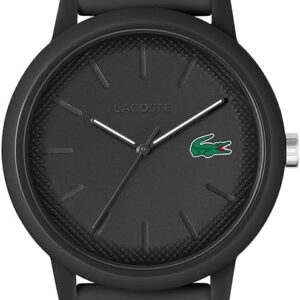Lacoste Reloj Analógico de Cuarzo para Hombre o Mujer, con una Elegante Correa de Silicona con Textura Petit piqué
