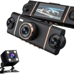 Cámara de Dash CAM Delantera y Trasera 1080P Full HD Cámara de Dash Doble en la cámara del Coche Cámara del Tablero de Control para Honda Civic CR-V Jazz ZR-V