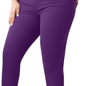 HAOLEI Women's Sports Leggings, Large Size Women's Sports Leggings, Elastic Waist, Yoga Trousers, Sport, Leggings, Soft, Elastic, High Waist, Pilates, Gym, Sport, Gym, Running