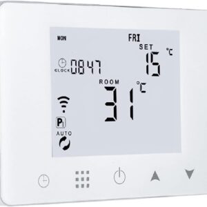CTW Digital Smart Wi-Fi Timer Thermostat for Boiler and Heating, Wall Installation or Stand 503, App and Works with Alexa and Google