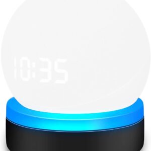 For Amazon Echo Dot 4 / Echo Dot 5 Holder with Luminescent Desktop Stand (Excluyendo el punto de eco),Accessories with Integrated Cable Management, No Screws Required, Speaker Rack (blanco) WL808