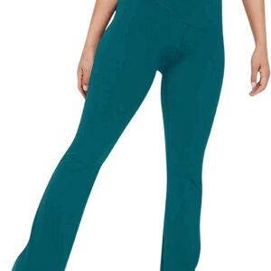 Bell Pants Women Elastic Plus Size Leggings Push Up Elastic Leggings Sports Yoga Leggings Gym Tracksuit Tummy Control Flared Sports Clothing Flared with Pocket Running Offers