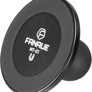 FANAUE Magnetic Car Mount with 1" Ball Head Compatible with RAM Mount Size B Double Socket Arm, Magnetic Phone Holder Suitable for 4.7-7.5" Mobile Phones