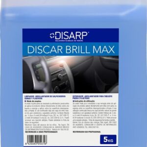 Disarp Brill MAX Dashboard Polish Cleaner Rubber, Plastic and Dashboard Cleaner - Solvent Free and Perfume - Professional Use - Economy Format 5L