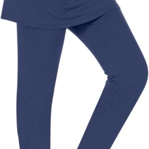 HAOLEI 2025 Women's Skirt Trousers, Women's Elastic Waist Sports Leggings, Long Yoga Pants, Sports Leggings, Soft Elastic High Waist Pilates Gym Sport Gym Running