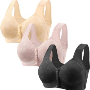 Casual Underwear for Women, Underwear with Buttons for Older, Comfortable and Nice Bra Nursing Bras Cheap