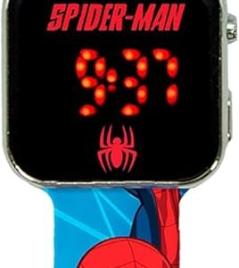 Kids Licensing - LED Digital Watch for Children with Characters Has Time, Date and Adjustable Strap Functions