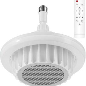 Ceiling Heating Fan with LED Light and Remote Control, Fast Heating Up to 15ft, Overheat Protection, Easy Installation, Multifunctional Lighting for Bathroom, Bedroom