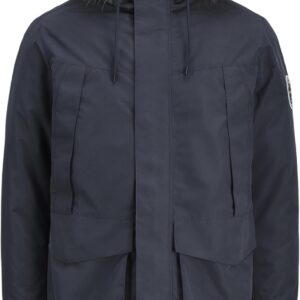 JACK & JONES Jjcamp Faux Fur Parka BF Men, navy, M