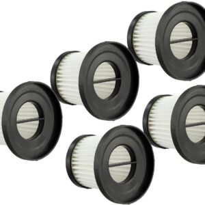 HEPA Filter with Dust Cup, for YTWO 10KPa 150W Cordless Handheld Vacuum Cleaner Parts Replacement Accessories, White Plastic Material Easy Installation (A)