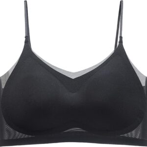 Seamless Anti-sagging Sports Bra with Ultra-thin Silk Back Sexy and Comfortable for Women Pregnant Bras