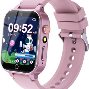 Smart Watch Child, Smartwatch Children with 26 Games HD Camera Alarm Music Player Pedometer Calorie Touch Screen, Watch Boy Toys Gifts for Boys Girls 4-12