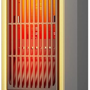 Low Consumption Heater – 900 W PTC Bathroom Heater, 3 Modes, Overheating/Tip-Over Protection, Low Noise Heater, Heater for Living Room Bedroom Office Studio, Lightweight Portable