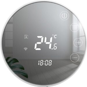 Wi-Fi Thermostat for Heating Boilers, Weekly Programming and Voice Control Function, Compatible with Google Assistant and Alexa, Compatible with Tuya/Smart Life App, TGR86 220V
