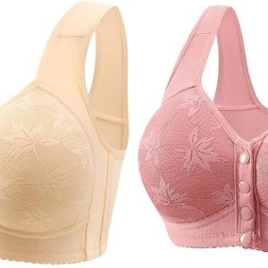 Casual Underwear for Women, Underwear with Buttons for Older, Comfortable Bra and Nice to Hang