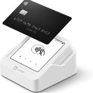 SUMUP Single Card Terminal with Charging Base - Independent Terminal with Touch Screen and Unlimited Mobile Data