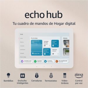 Discover the Echo Hub | Smart Home Dashboard with 8" display and Alexa, compatible with thousands of devices