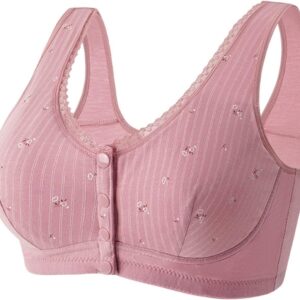Casual Underwear for Women, Underwear with Buttons for Older, Comfortable Bra and Nice Boxes Store Bras