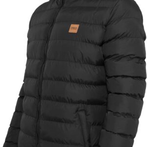 Urban Classics Basic Bubble Jacket Man Midtime Jacket Black