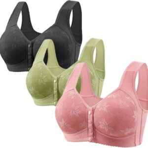 Casual Underwear for Women, Underwear with Buttons for Older, Comfortable and Nice Bra Nursing Bras Cheap