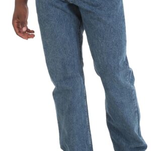Wrangler Authentics Classic 5-Pocket Relaxed Fit Cotton Jean Jeans, Vintage Stonewash, 36W/32L for Men