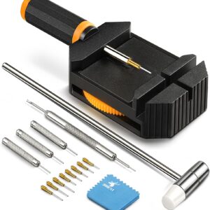 JOREST Watch Strap Tool, Tools for Shortening and Adjusting Strap, Strap Adjuster for Removing Links, Watch Repair Kit, Watch Adjustment, with User Manual