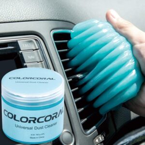 COLORCORAL Universal Car Cleaning Gel, Car Keyboard Putty Remover, Gel Dust Cleaning Kit, Dust Cleaner, Cleaning Putty
