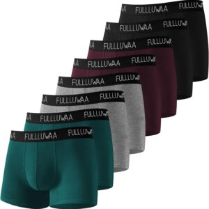 Men's Underwear (Pack of 8), Stretch Cotton, Durable Design, Soft, Breathable and Tagless, Simplified Stitching