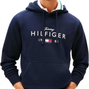 Tommy Hilfiger Brand Love Big Hilfiger Hoodie Mw0mw41427 Men's Hoodie