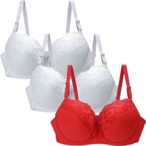 Women's Underwear 34/75 36/80 38/85 40/90 42/95 44/100 BCDE Bra Cup Bra Lace Sexy for Women Lingerie Plus Size Underwear Garters