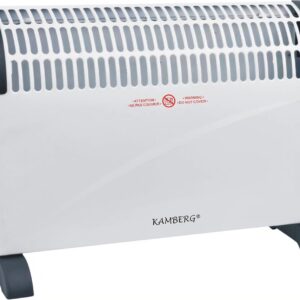 Kamberg – Convector – Heating – Electric Radiator – 3 Power Levels with Thermostat – Quiet, Fast Heating with Low Consumption – 2000 W