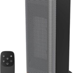 Low Consumption Heater – 2000 W PTC Bathroom Heater, 3 Modes, 70° Oscillation, Timer 12h, Eco Mode, Remote Control, Overheating/Tip-Over Protection, Low Noise Heater