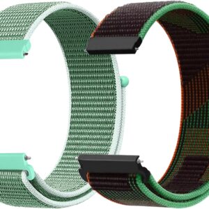 Kids Smart Watch Straps Replacement Nylon 20mm Strap for Kids, Quick Closure, Adjustable, Breathable