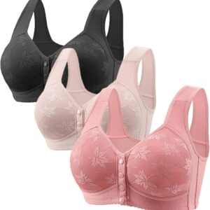 Casual Underwear for Women, Underwear with Buttons for Older, Comfortable and Nice Bra Nursing Bras Cheap