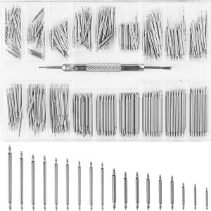 Set of 360 Stainless Steel Watch Pins Repair Tool 8-25 Diameters Modern