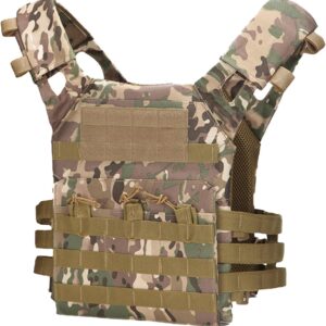 Tactical Vest for Men Women - Lightweight Chest Carrier Airsoft Hunting Vest for Paintball Outdoor War Game Airsoft Apparel